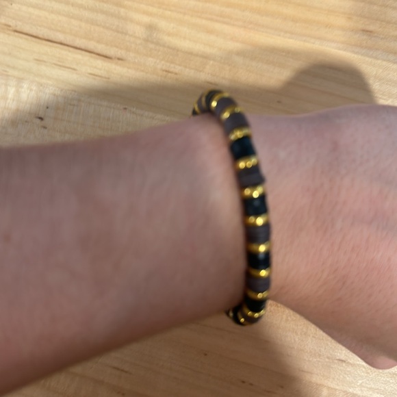 Brown black and gold bracelet - Picture 3 of 3